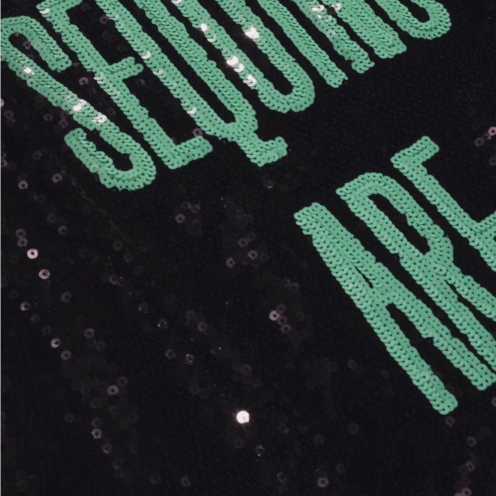 RARE Taylor Swift Sequins Are Forever T-Shirt Dress The Life Of A Showgirl NEW - Picture 3 of 7